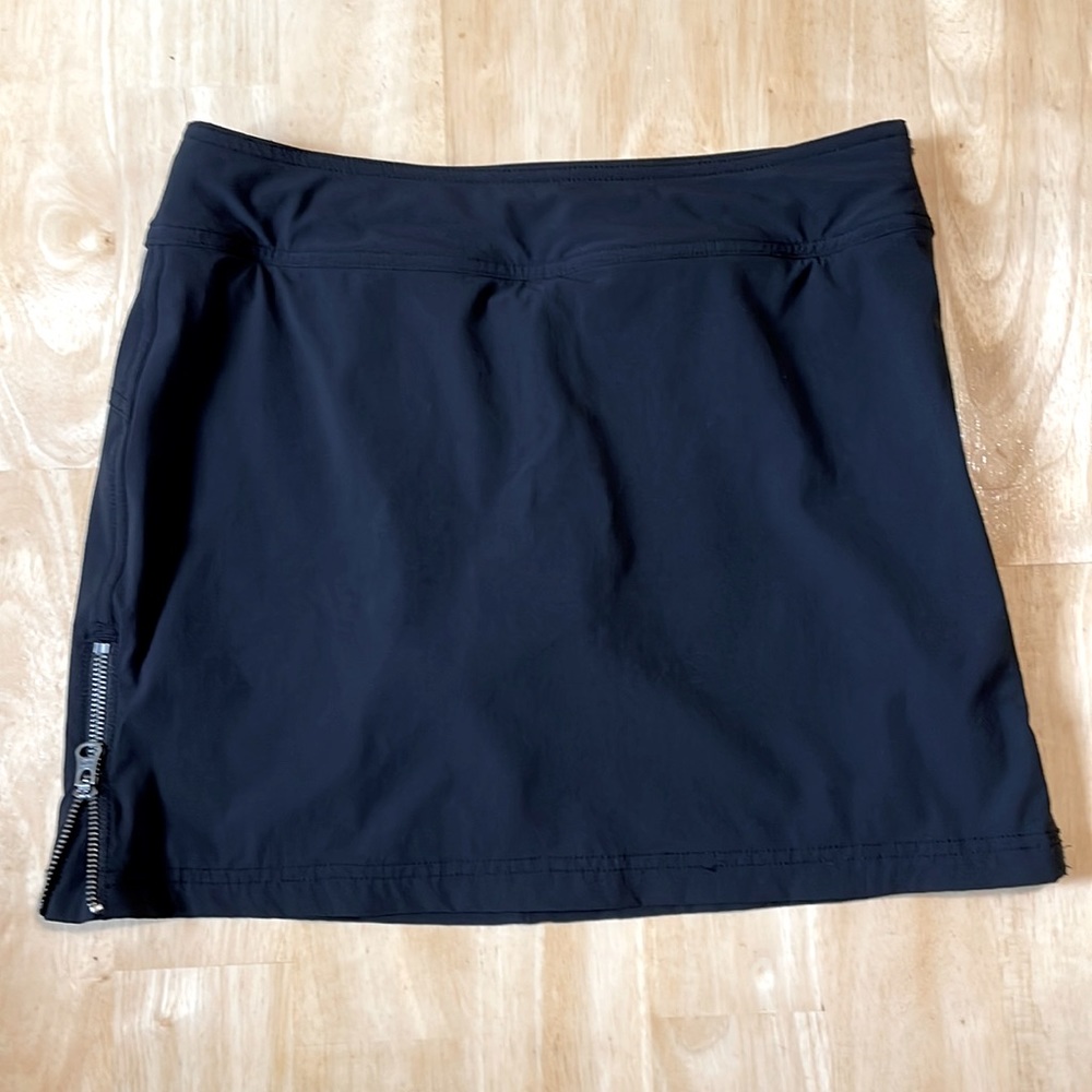 Athleta Jenner Side Zipper Skort - Black
